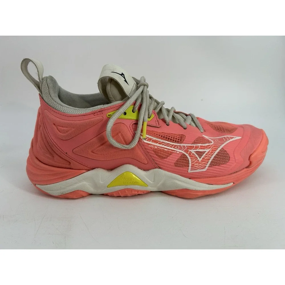 Mizuno Wave Momentum 3 Volleyball Shoes Rosebud Pink V1GA231206 Unisex Size 8.5